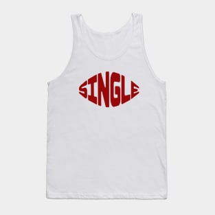 Single Anti Valentines Day Tank Top